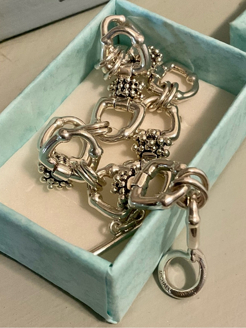 Vintage michael Dawkins sterling silver bracelet